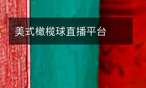 美式橄欖球直播平臺(tái)